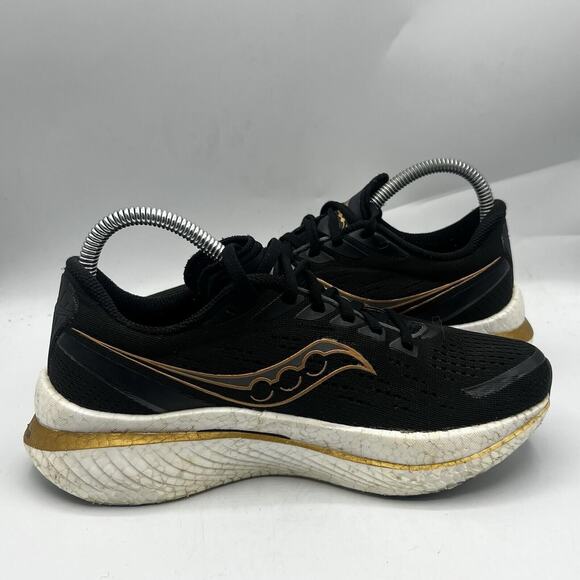 Saucony Endorphin Speed 3 Womens Size 7.5 Black White Running Shoes S10756-10 - Picture 6 of 13